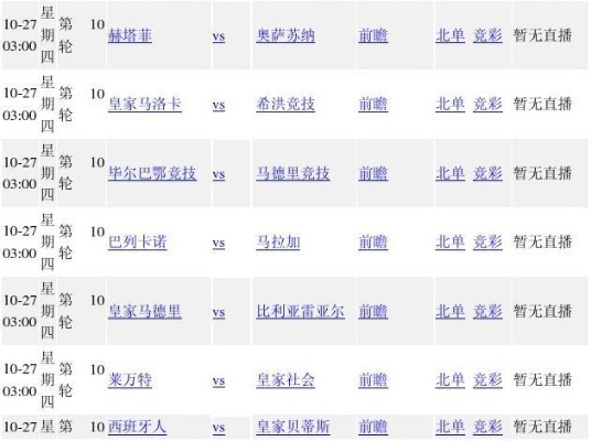 2012西甲赛程表 详细赛程安排-第3张图片-www.211178.com_果博福布斯