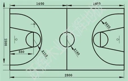 篮球场标准尺寸图清晰，让你的比赛更有规格-第3张图片-www.211178.com_果博福布斯